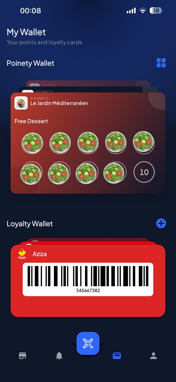 Portefeuille Poinety — toutes vos cartes